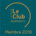 Logo Adhérents Le Club AFNOR 2019