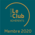 Logo Adhérents Le Club AFNOR 2020