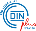 logo DIN + avec Ndeg 7A140